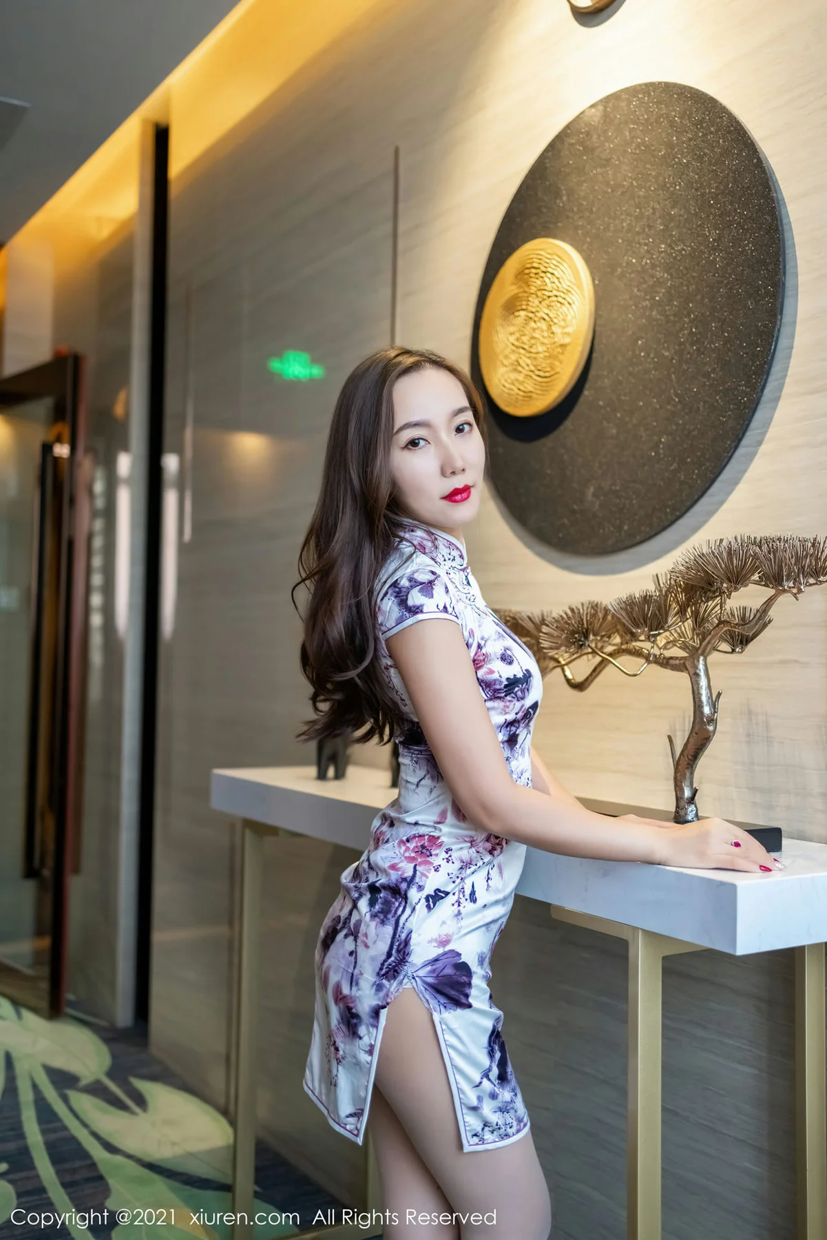 XiuRen 秀人 No.3080  艾静香 韵味旗袍 - 2