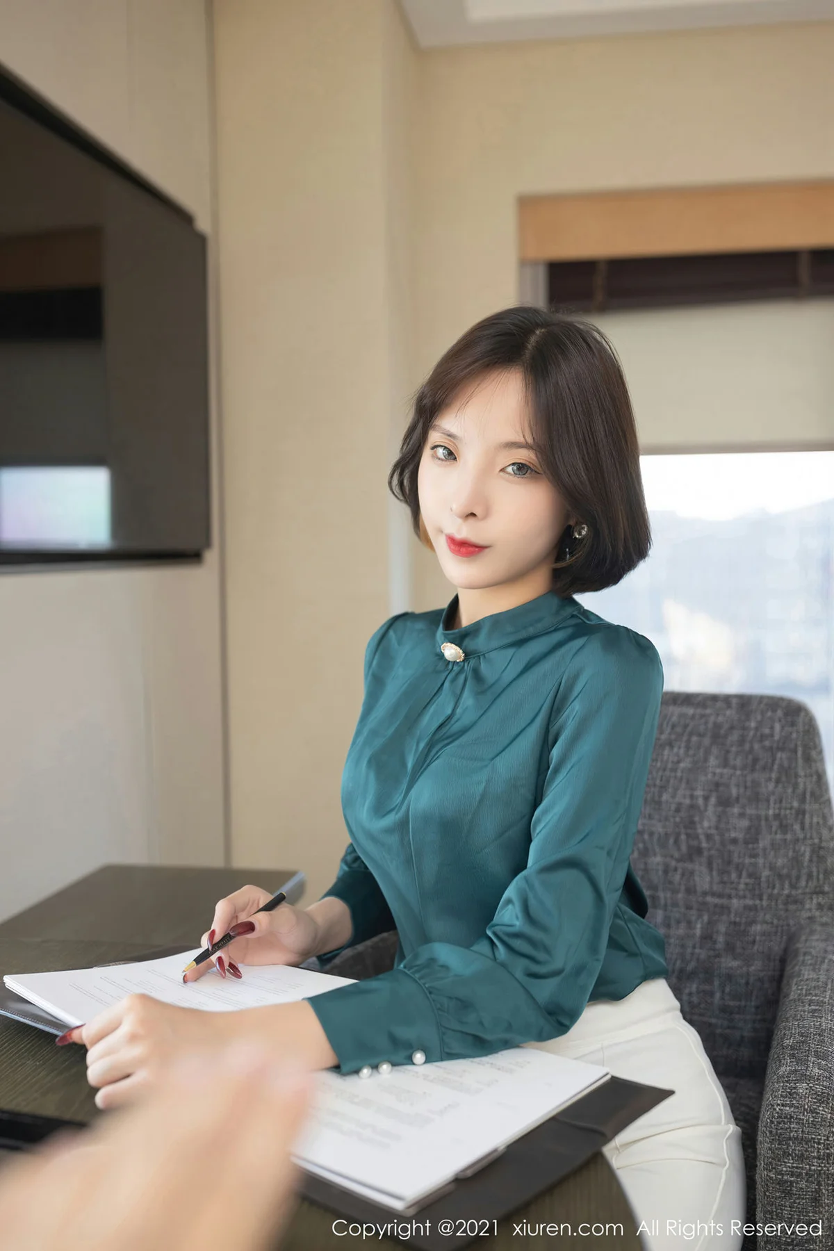 XiuRen 秀人 No.3108  职业商业谈判主题 陈小喵 - 5
