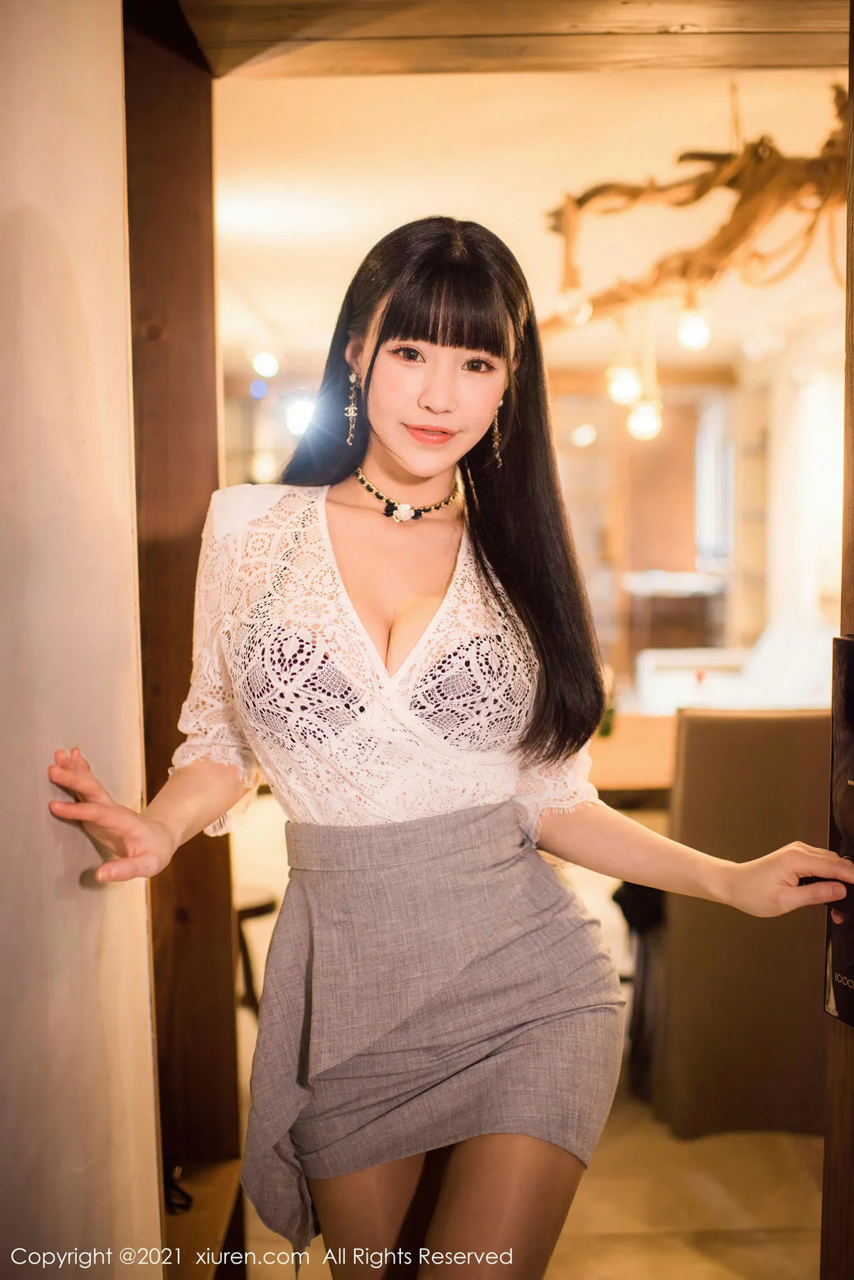 XiuRen 秀人 No.3125  图书馆偶遇续集 朱可儿 - 4