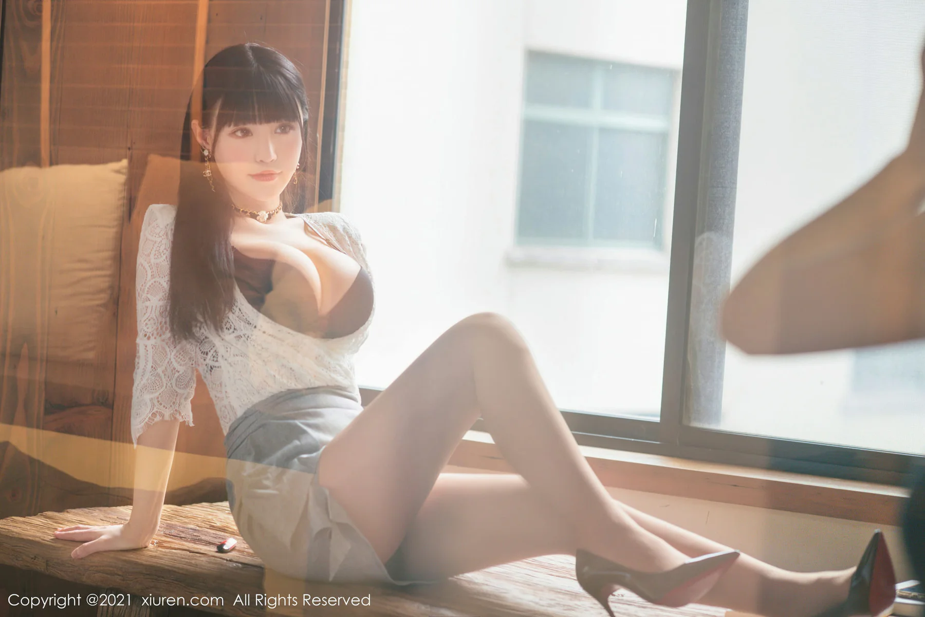 XiuRen 秀人 No.3125  图书馆偶遇续集 朱可儿 - 1