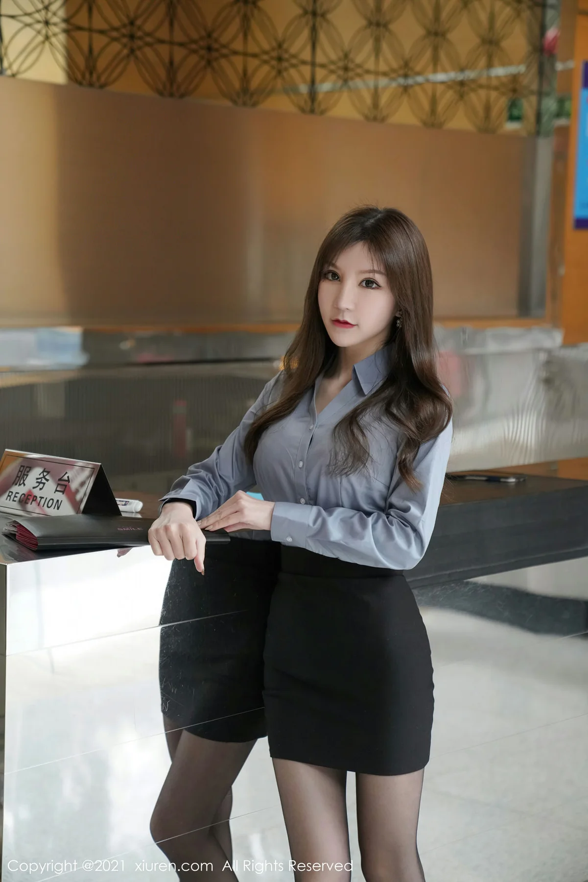XiuRen 秀人 No.3187  剧情写真物业培训 周于希 - 6