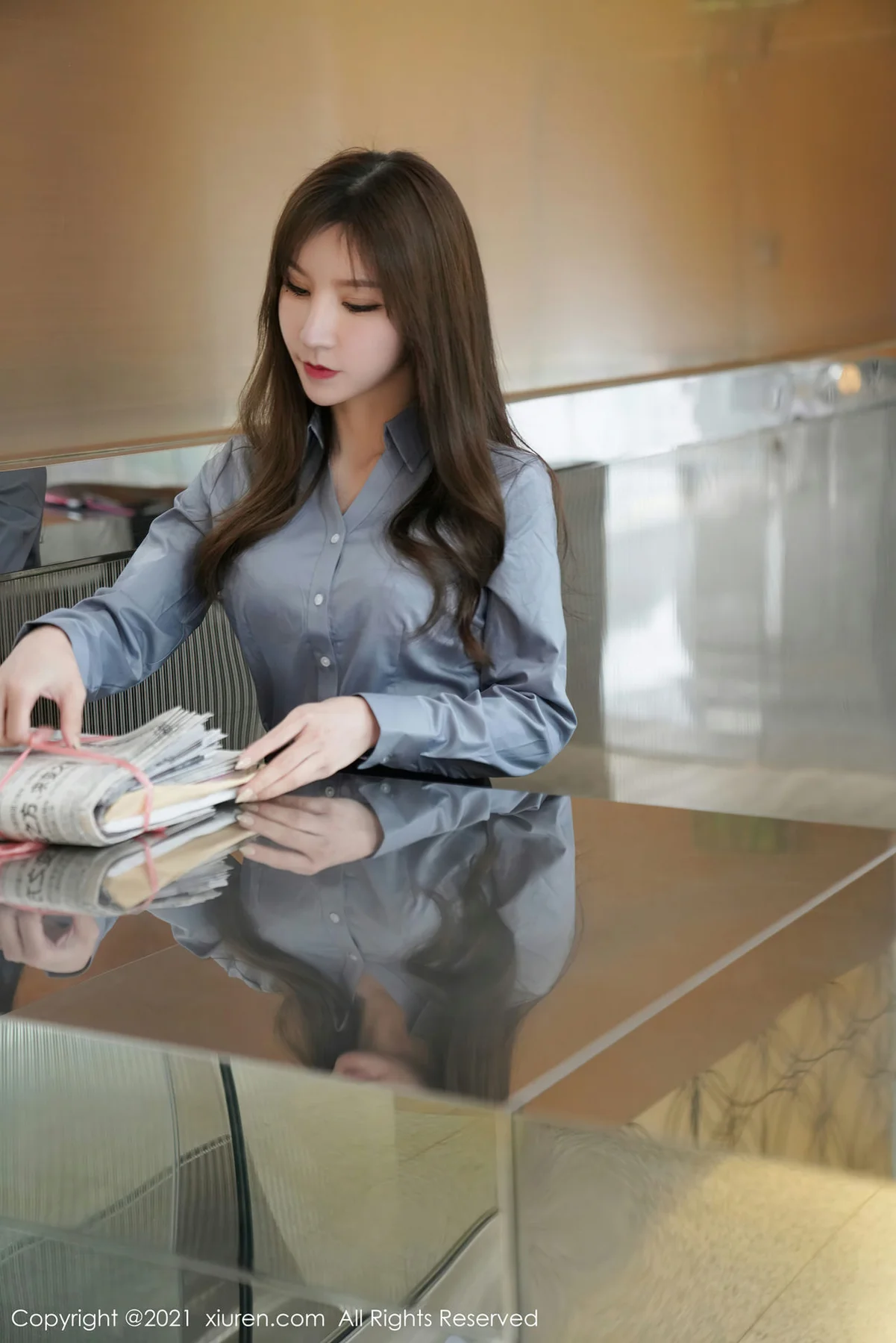 XiuRen 秀人 No.3187  剧情写真物业培训 周于希 - 4