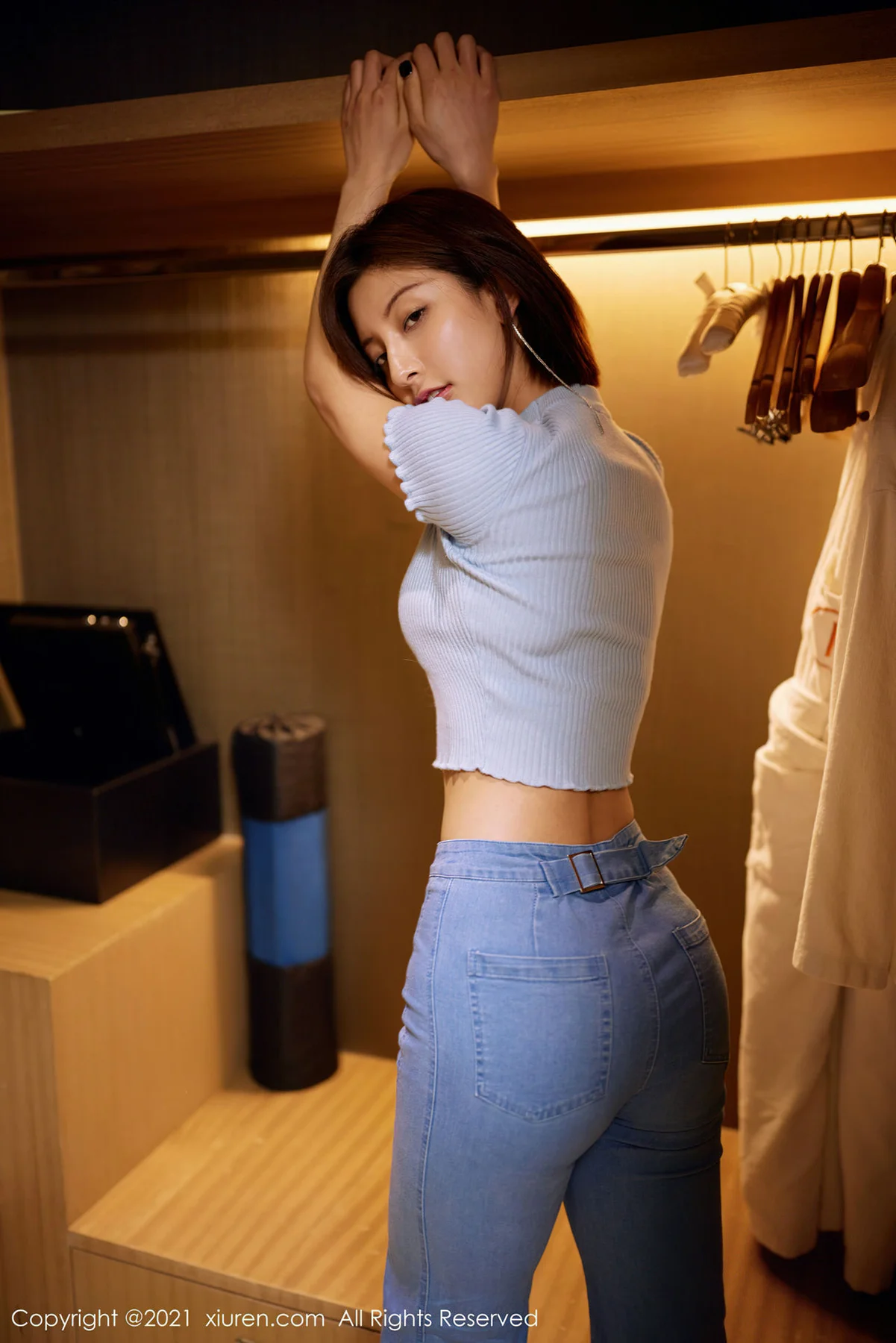 XiuRen 秀人 No.3229  牛仔裤主题 林文文yooki 气质美女 - 9