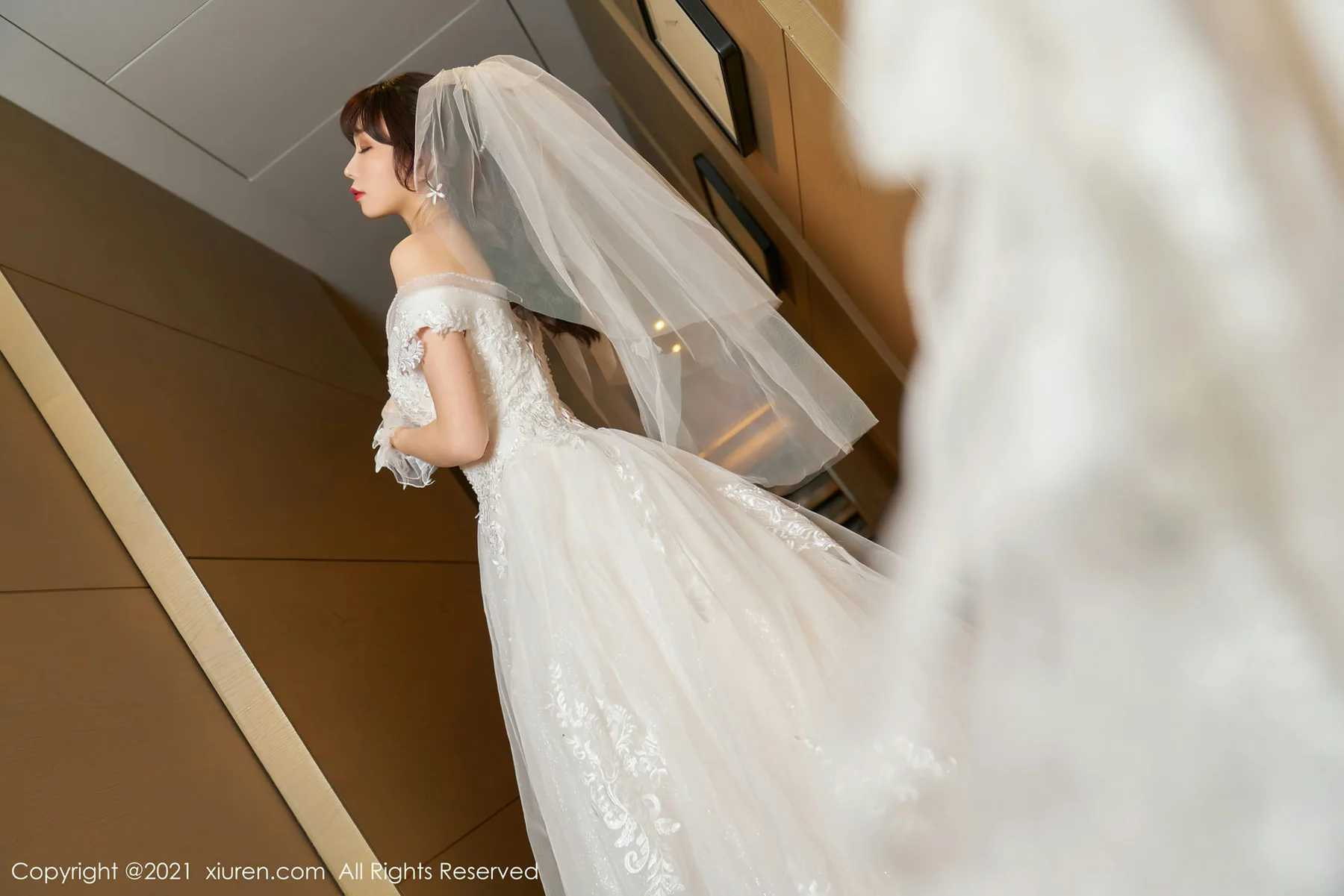 XiuRen 秀人 No.3248  唯美婚纱主题系列 芝芝Booty 性感写真 - 9