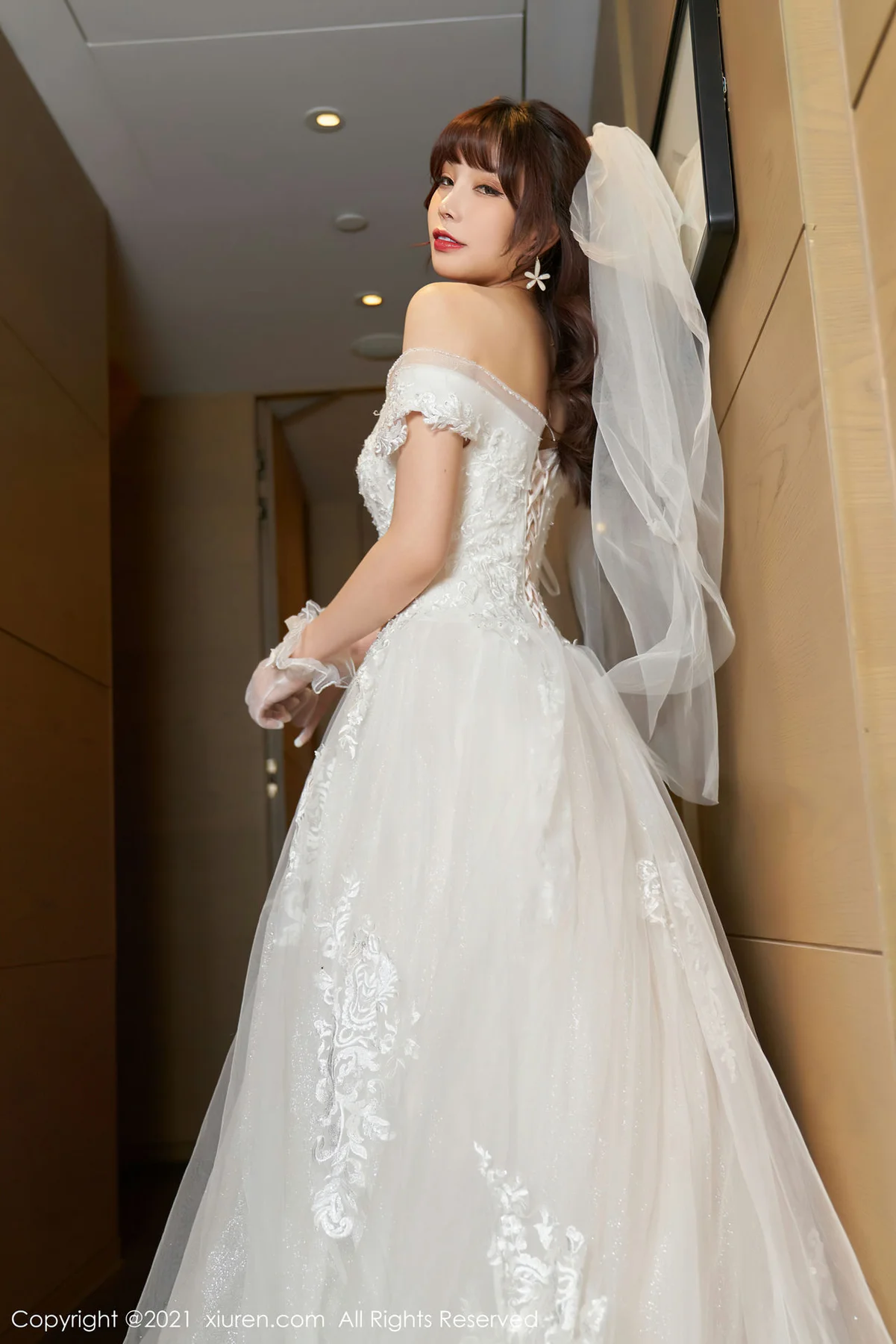 XiuRen 秀人 No.3248  唯美婚纱主题系列 芝芝Booty 性感写真 - 3