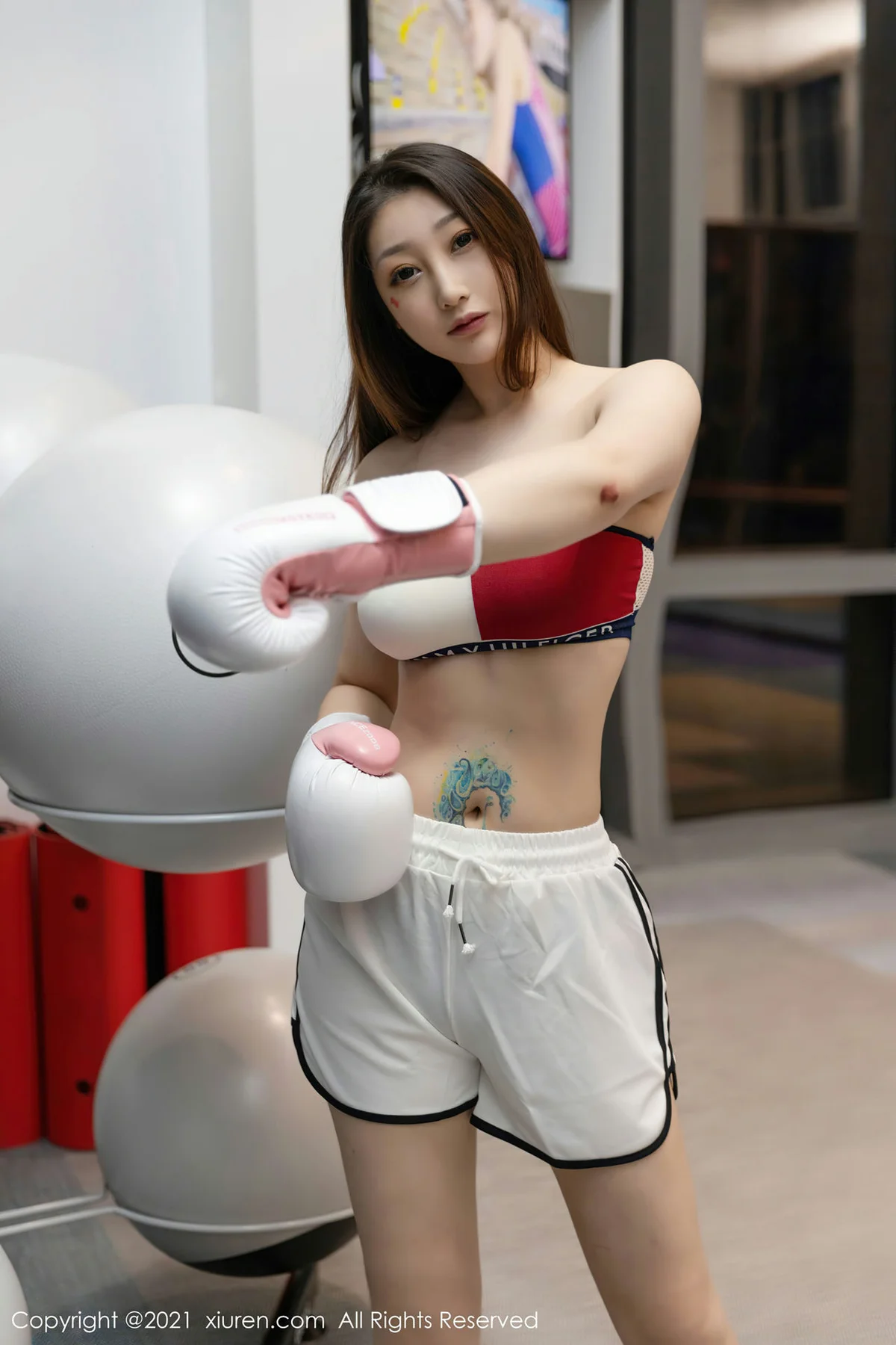 XiuRen 秀人 No.3252  拳击手主题系列 妲己_Toxic 魅惑写真 - 4