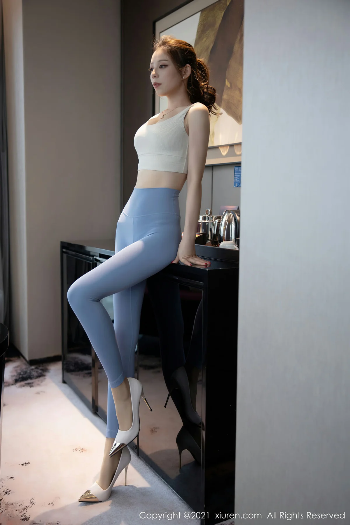 XiuRen 秀人 No.3262  超紧身的运动服饰 言沫 - 1