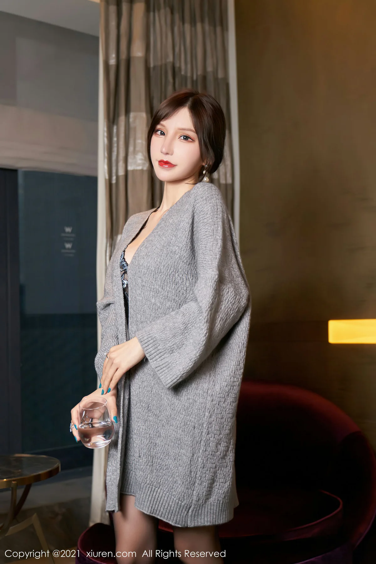 XiuRen 秀人 No.3288  透的镂空服饰 周于希Sandy 薄性感写真 - 9