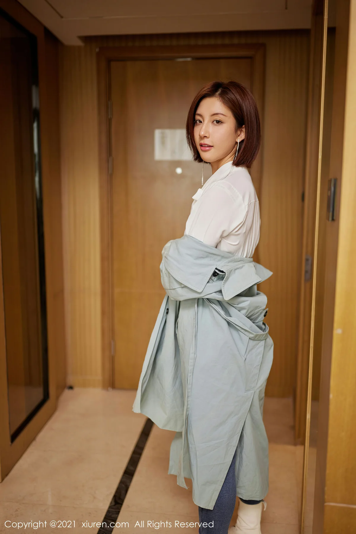 XiuRen 秀人 No.3298  牛仔裤主题 林文文yooki - 1