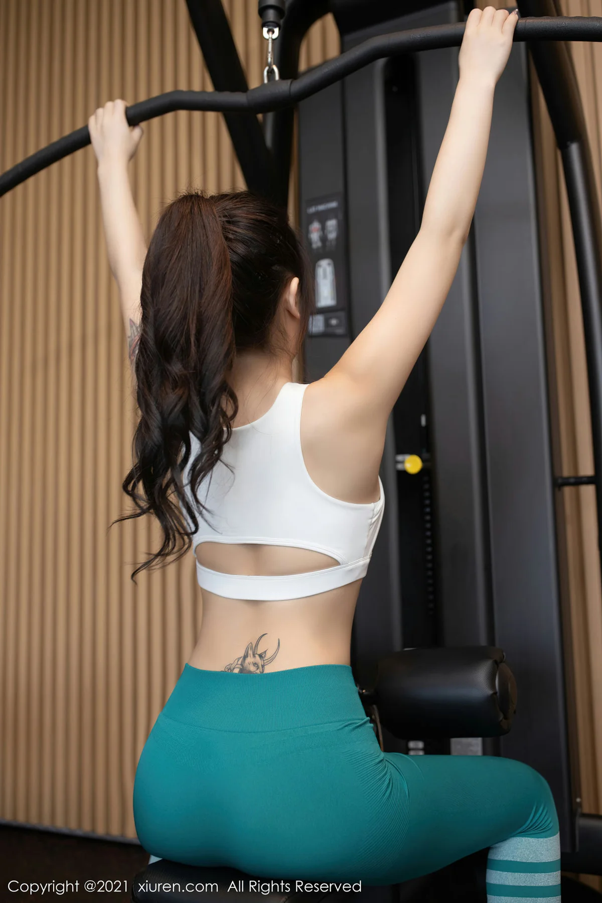 XiuRen 秀人 No.3320  浴室抹油系列 美七Mia 健身澳门旅拍写真 - 5