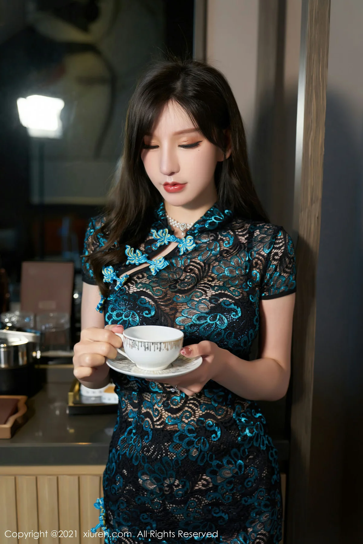 XiuRen 秀人 No.3374  丰腴美胸 周于希Sandy 圆润翘臀写真 - 8