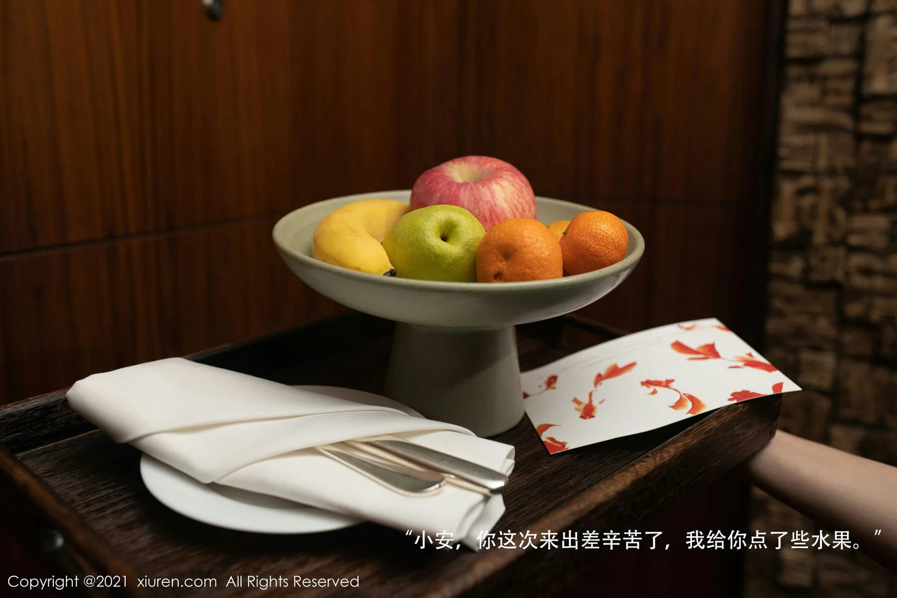 XiuRen 秀人 No.3397  出差酒店剧情主题系列 安然Maleah 成都旅拍写真 - 1