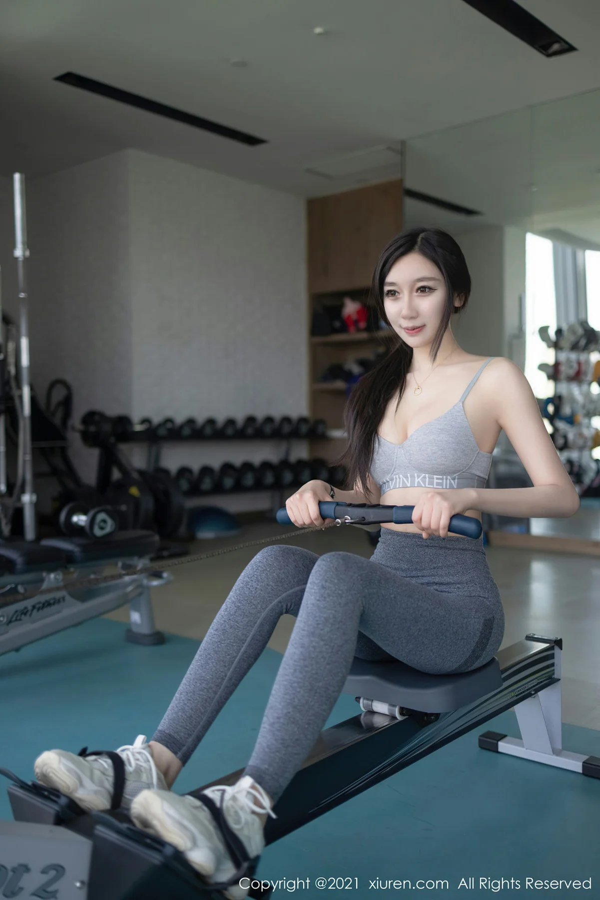 XiuRen 秀人 No.3436  健身房运动内衣 Victoria志玲 最新性感写真 - 2