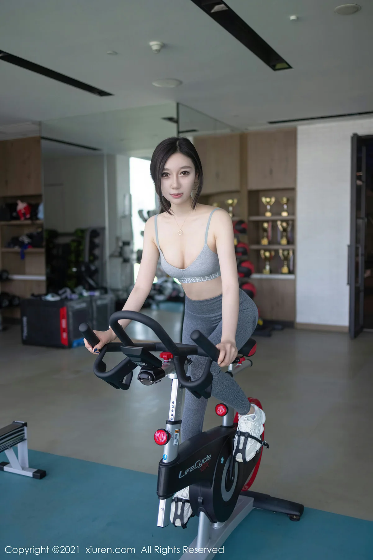 XiuRen 秀人 No.3436  健身房运动内衣 Victoria志玲 最新性感写真 - 3