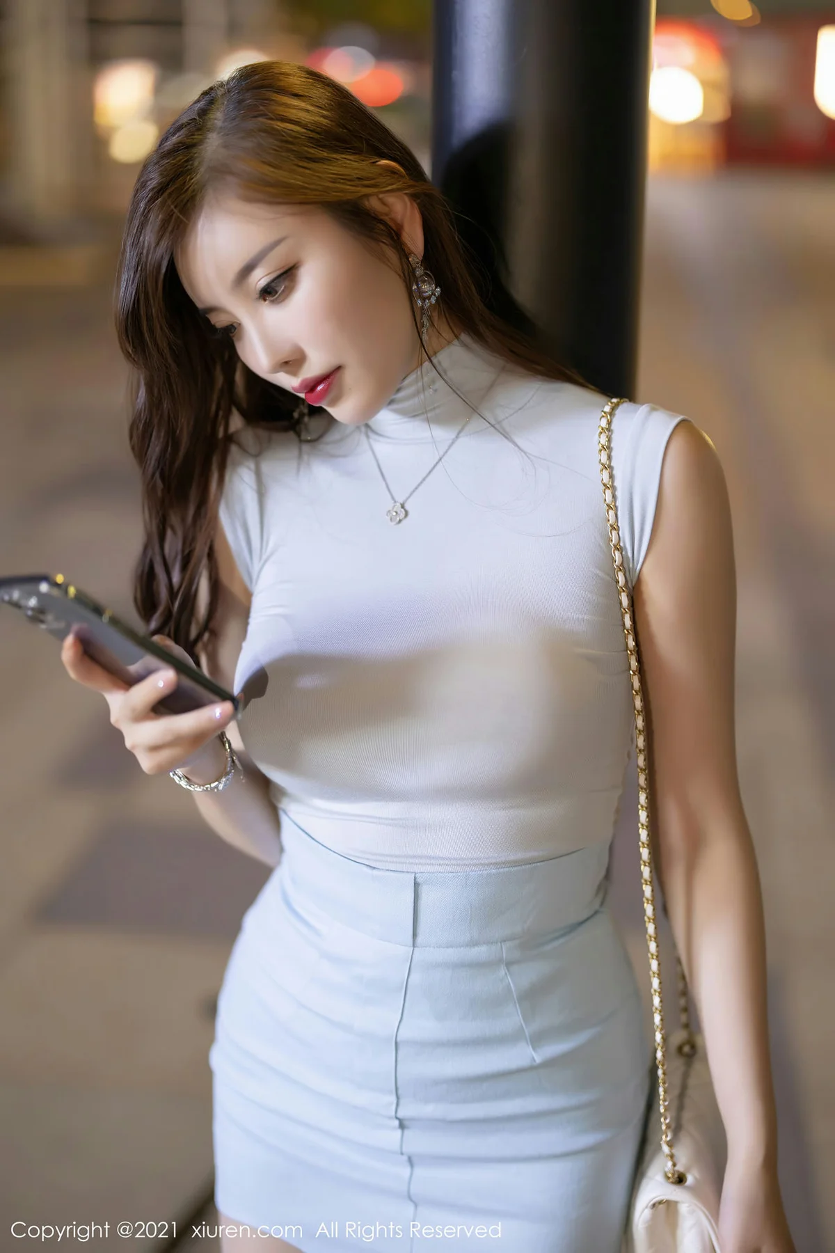 XiuRen 秀人 No.3520  浅色淡雅 杨晨晨Yome 性感私房写真 - 5