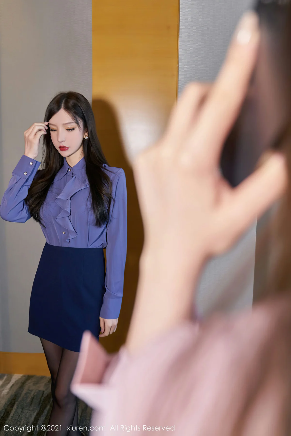 XiuRen 秀人 No.3618 剧情业务员模特合辑 韩静安和周于希Sandy 性感写真1111 - 1