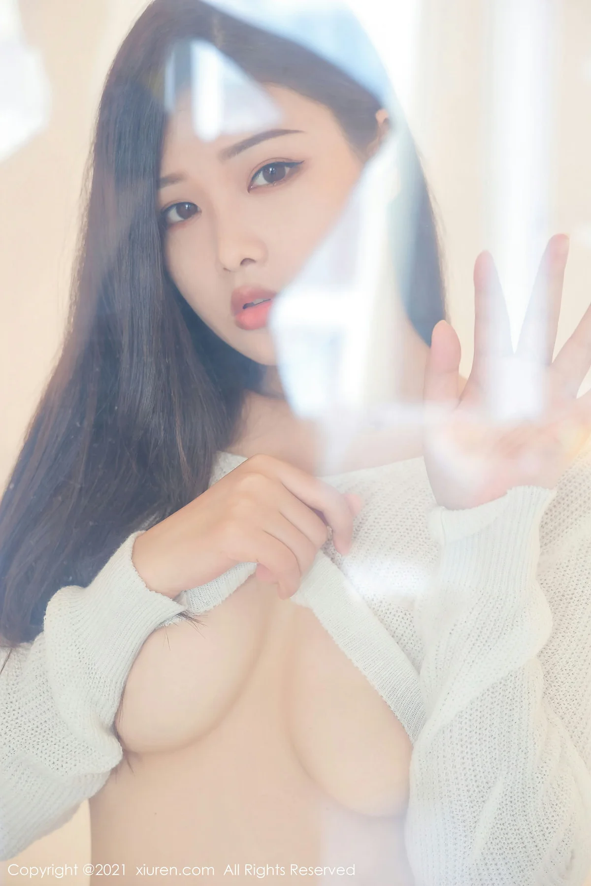 XiuRen 秀人 No.3695 毛衣与魅惑黑丝 星萌 性感写真 - 6