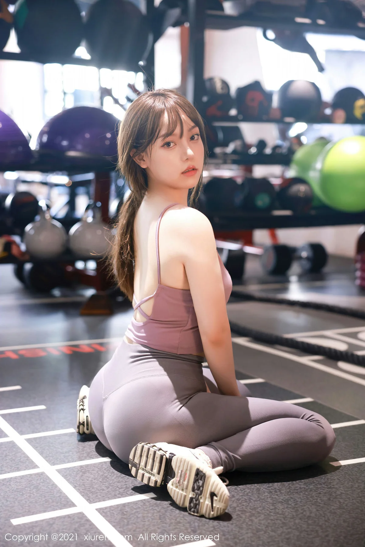 XiuRen 秀人 No.3701 健身房主题 豆瓣酱 性感写真3 - 3