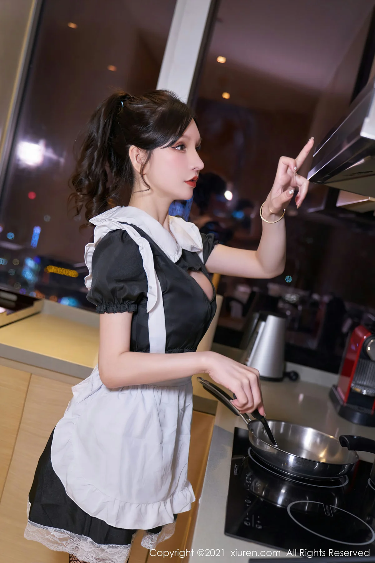 XiuRen 秀人 No.3716 厨娘制服 周于希Sandy 性感写真11 - 1