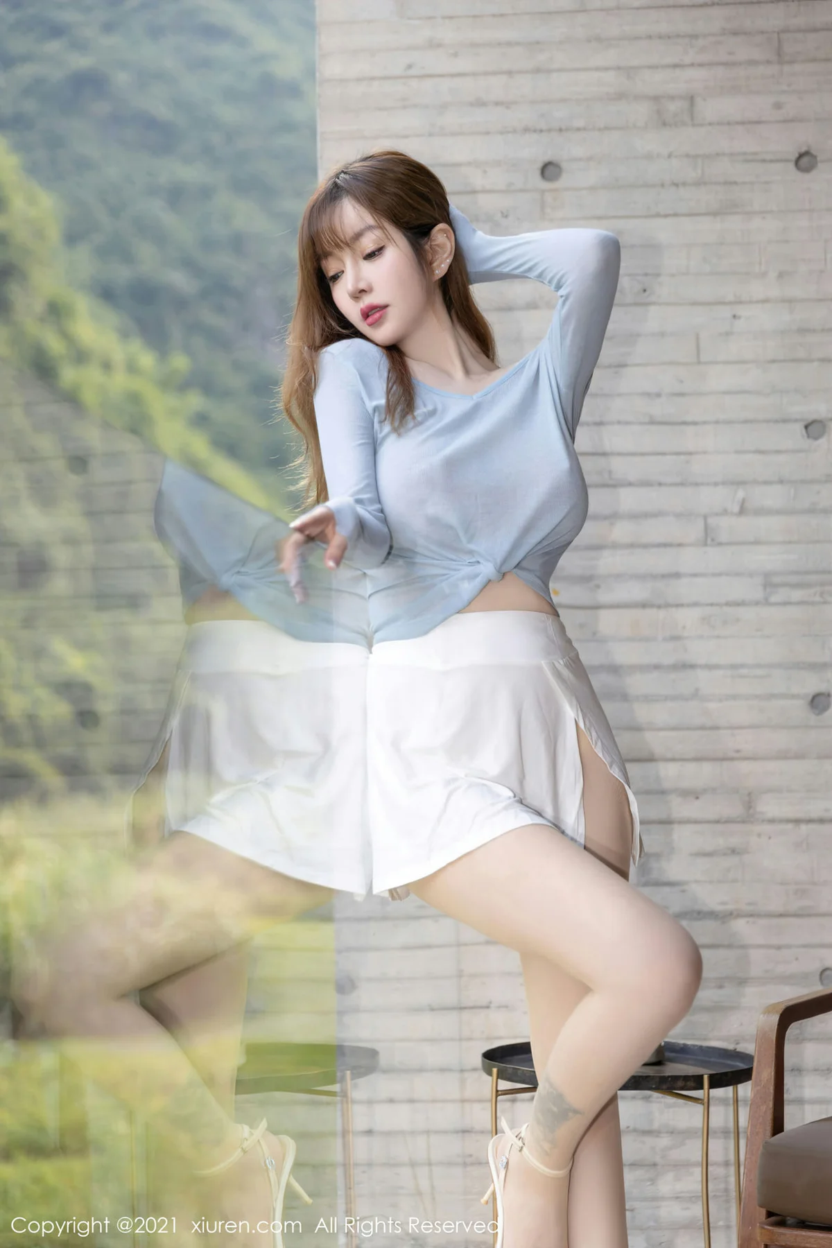 XiuRen 秀人 No.3782 熟女气息捆绑 王雨纯 阳朔旅拍写真111 - 7