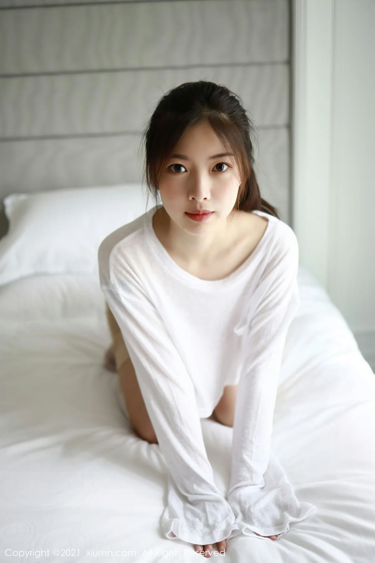 XiuRen 秀人 No.3792 白T系列 明日花桃桃 澳门旅拍写真3 - 6