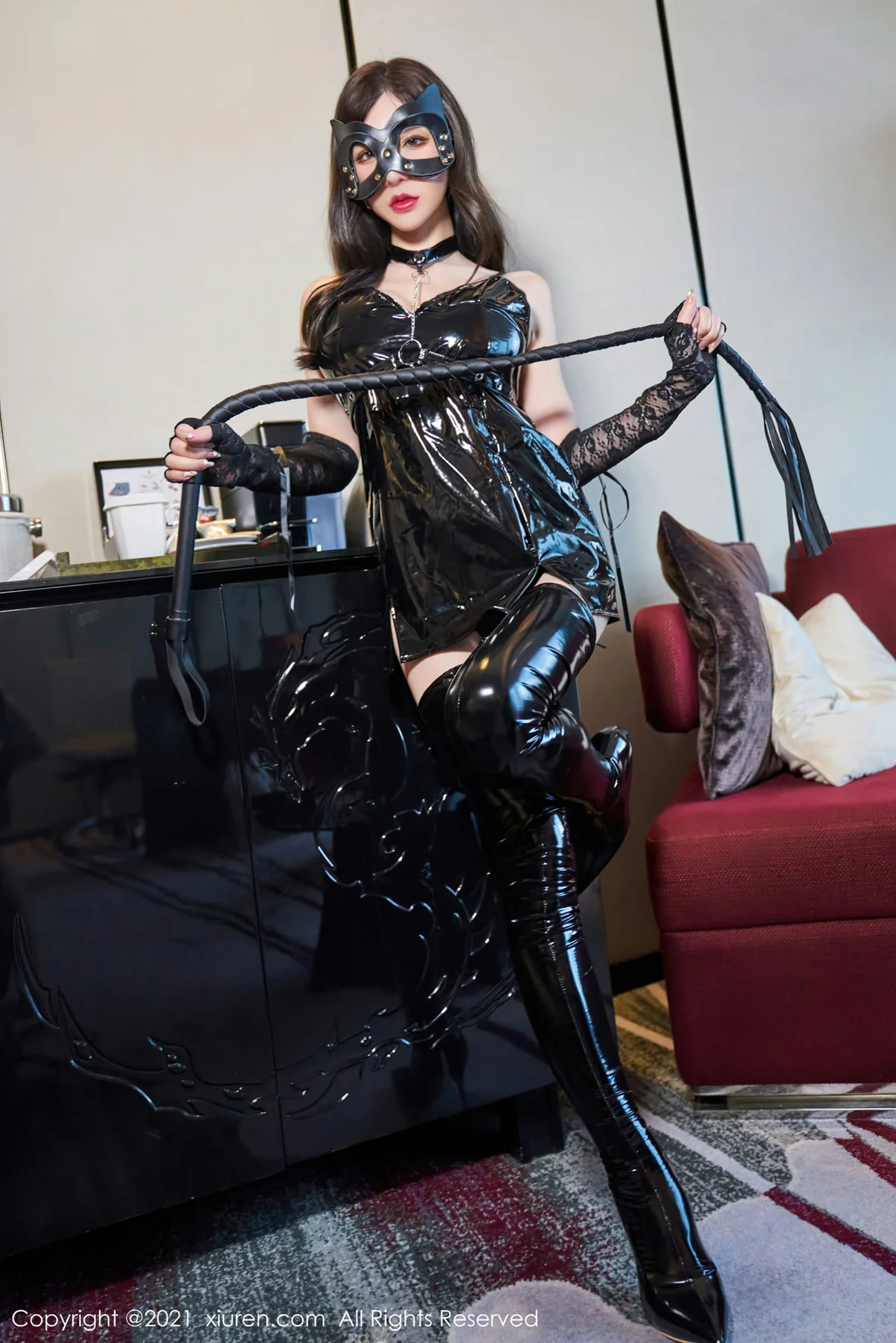 XiuRen 秀人 No.3799 黑色皮衣 周于希Sandy 性感写真111 - 7