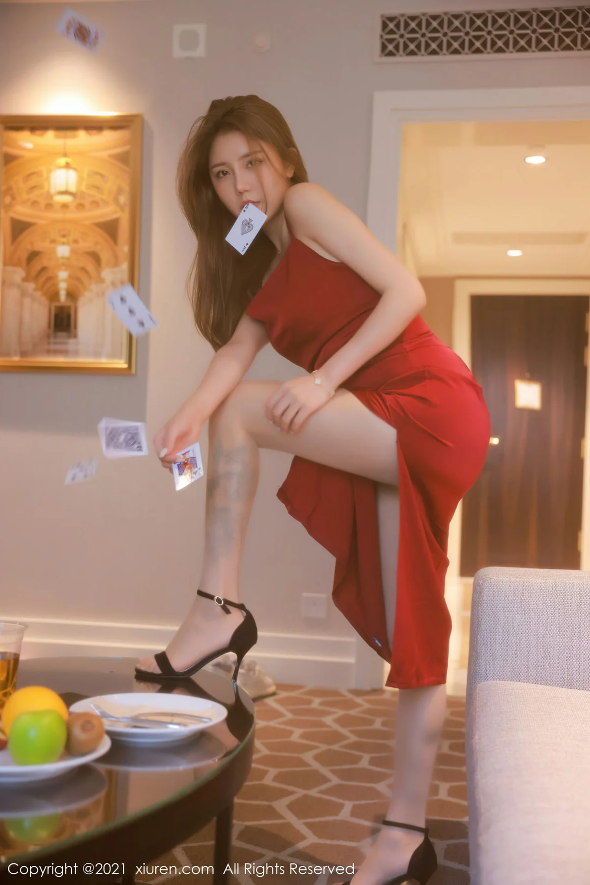 XiuRen 秀人 No.3823 赌场荷官女郎 夏西CiCi 澳门旅拍3 - 2