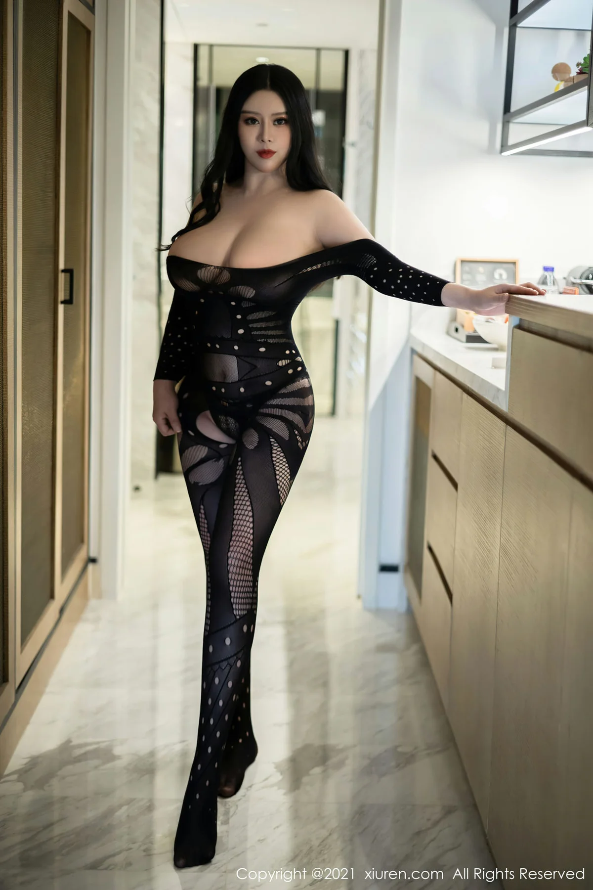 XiuRen 秀人 No.3831 巨乳魅惑爆乳 戴渃欣 最新性感写真 - 9