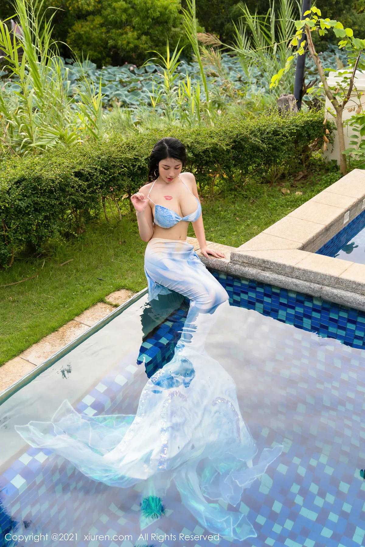 XiuRen 秀人 No.3849 绚丽美人鱼 美七 Mia 三亚旅拍 - 6