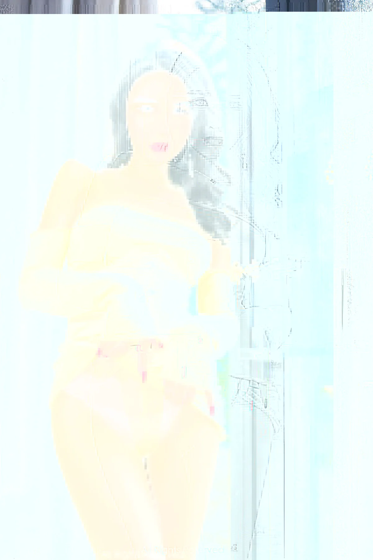 XiuRen 秀人 No.3850 米色礼裙 Emily尹菲 云南旅拍 - 2