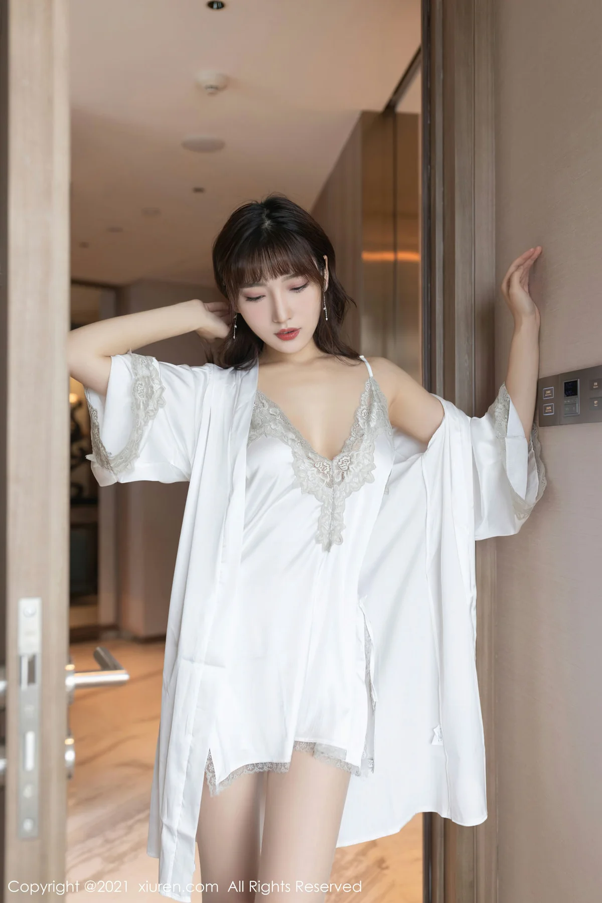 XiuRen 秀人 No.3861 居家睡衣主题 陆萱萱 性感写真11 - 1