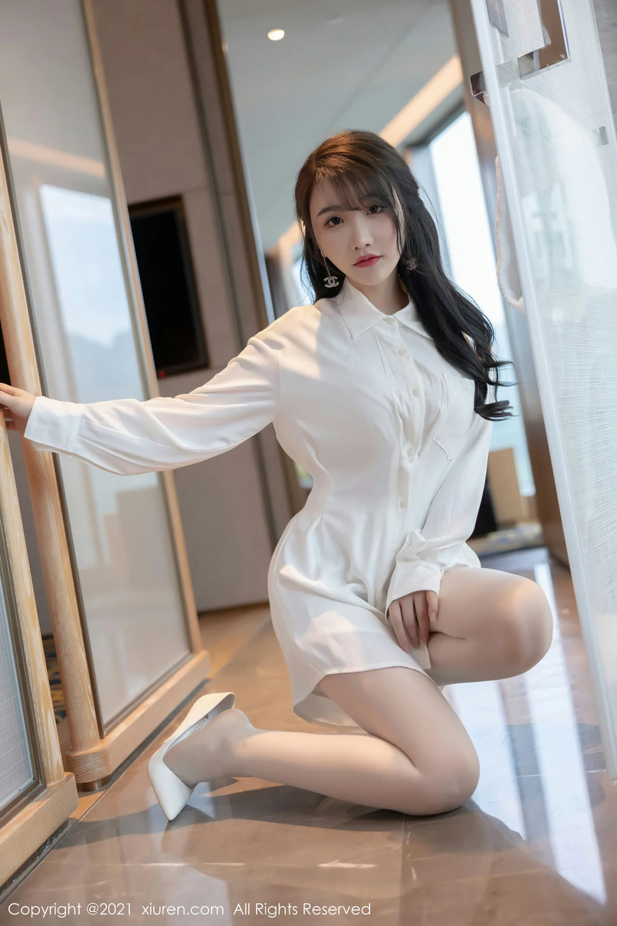 XiuRen 秀人 No.3903 洁白秀美 Cherry绯月樱 深圳旅拍3 - 10