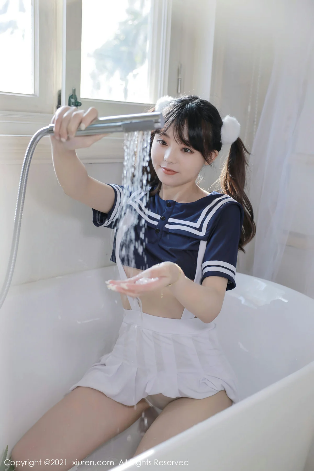 XiuRen 秀人 No.3907 佘贝拉bella 萝莉湿身 - 9