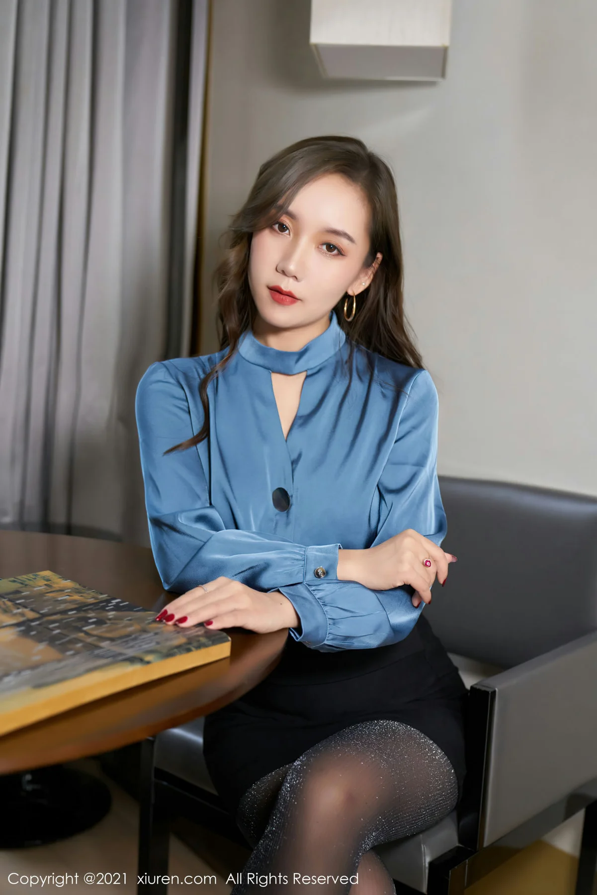 XiuRen 秀人 No.3957 艾静香 豹纹亮丝 - 1