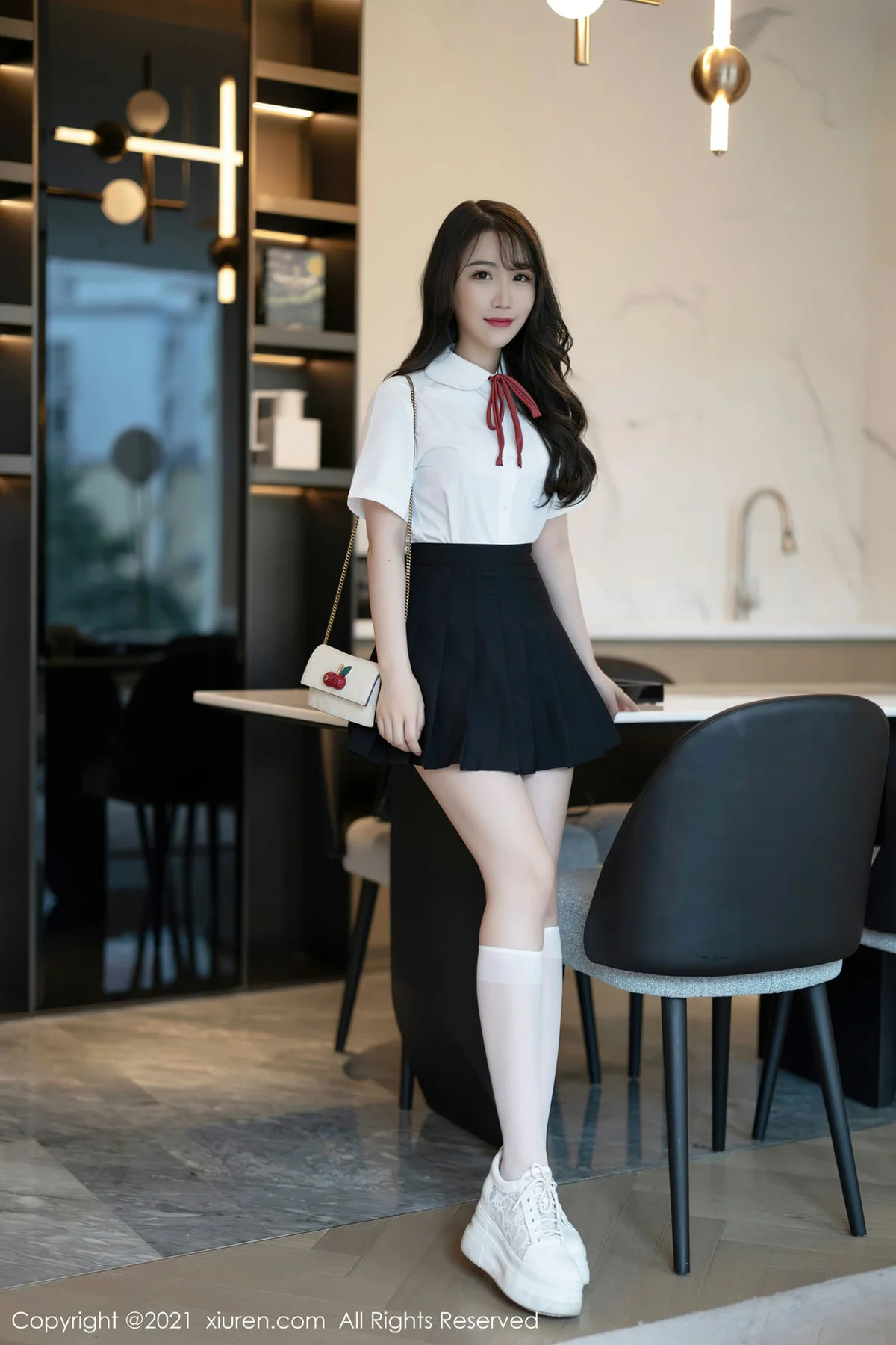 XiuRen 秀人 No.3960 绯月樱 学生制服 - 1