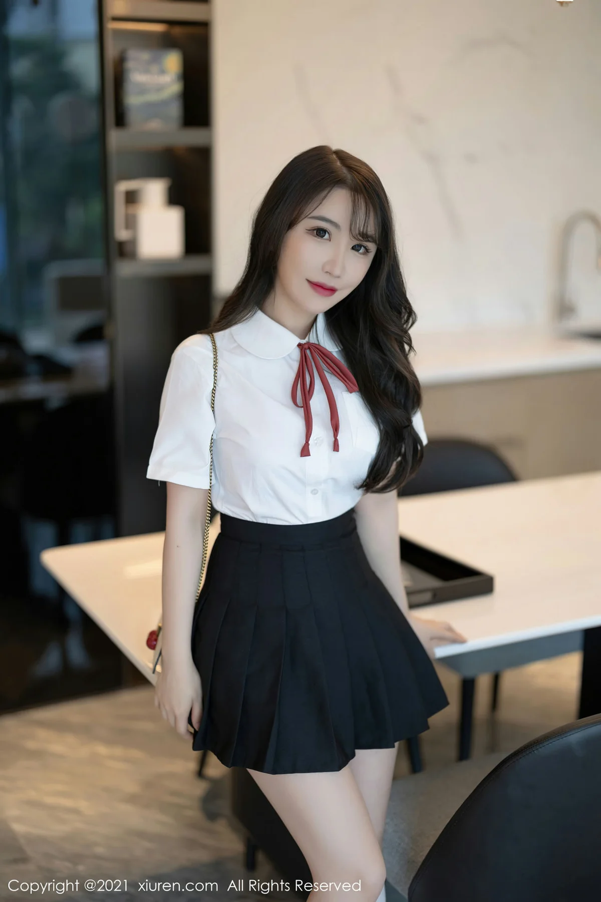 XiuRen 秀人 No.3960 绯月樱 学生制服 - 2