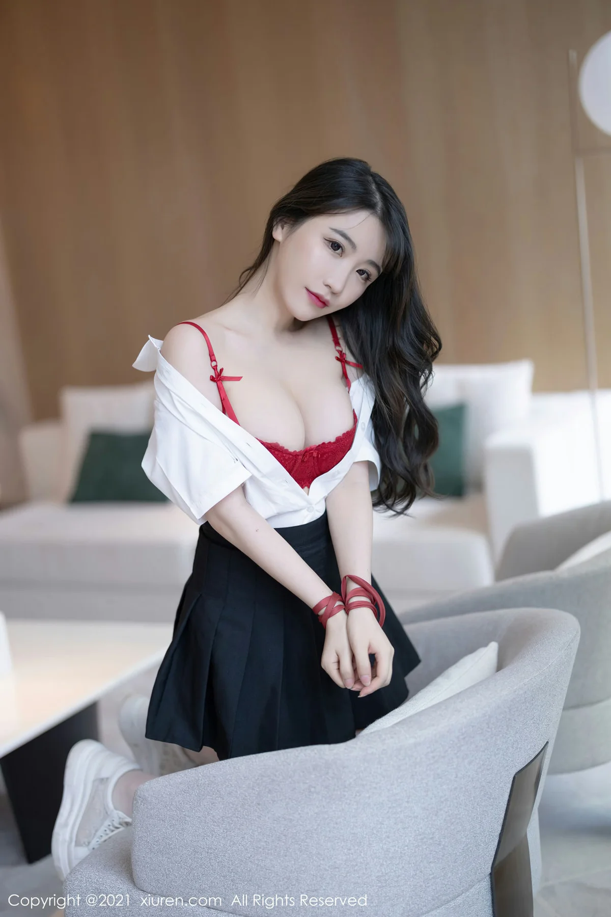 XiuRen 秀人 No.3960 绯月樱 学生制服 - 10