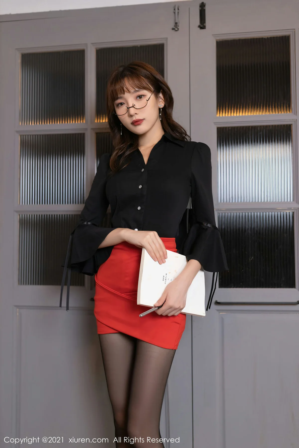 XiuRen 秀人 No.3961 陆萱萱 办公室美女 - 3