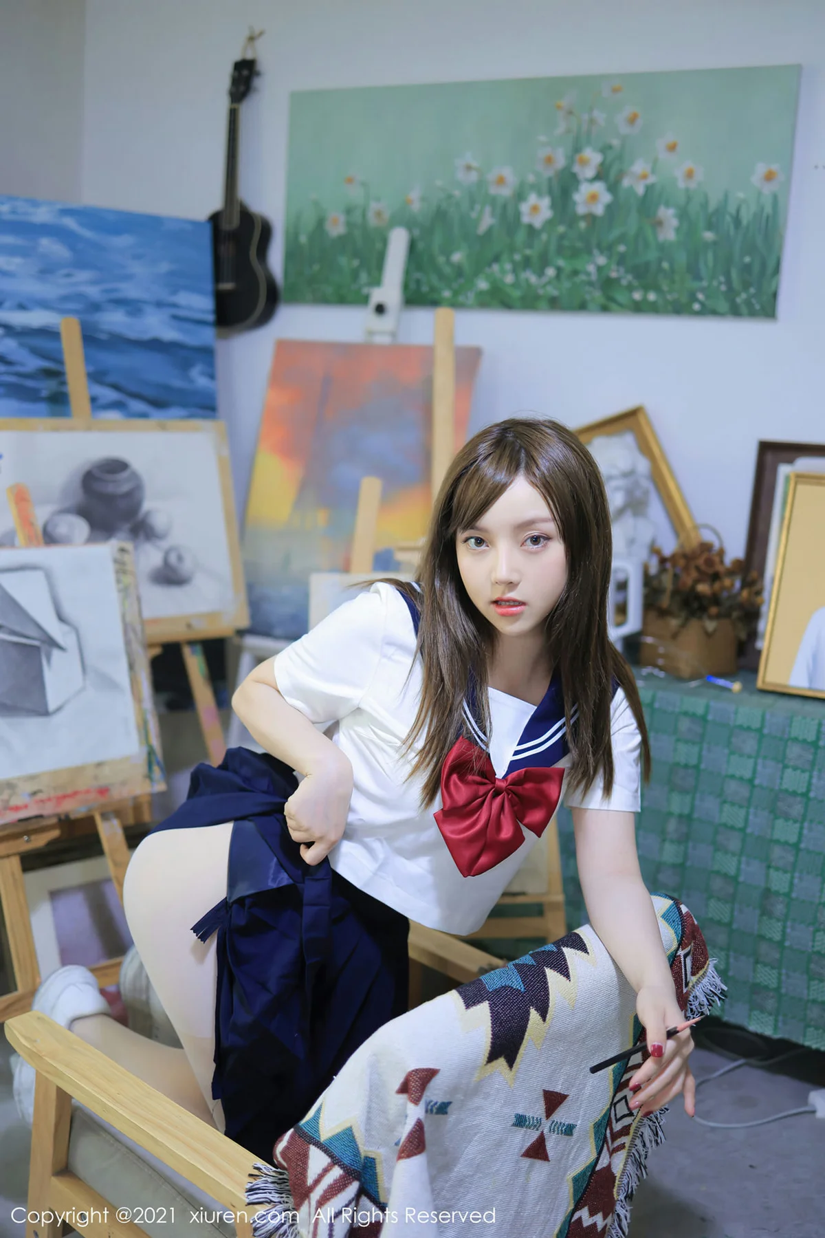 XiuRen 秀人 No.3963 豆瓣酱 清纯jk制服 - 3