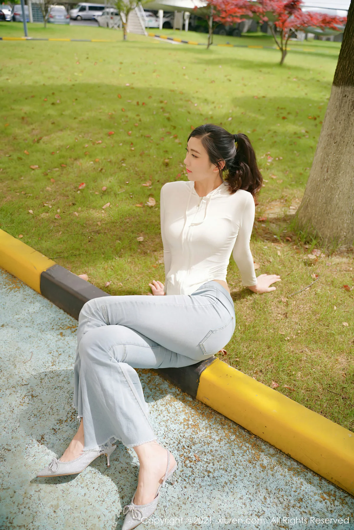 XiuRen 秀人 No.3989 外拍与机舱拍摄系列 李雅柔182CM 性感写真3 - 2