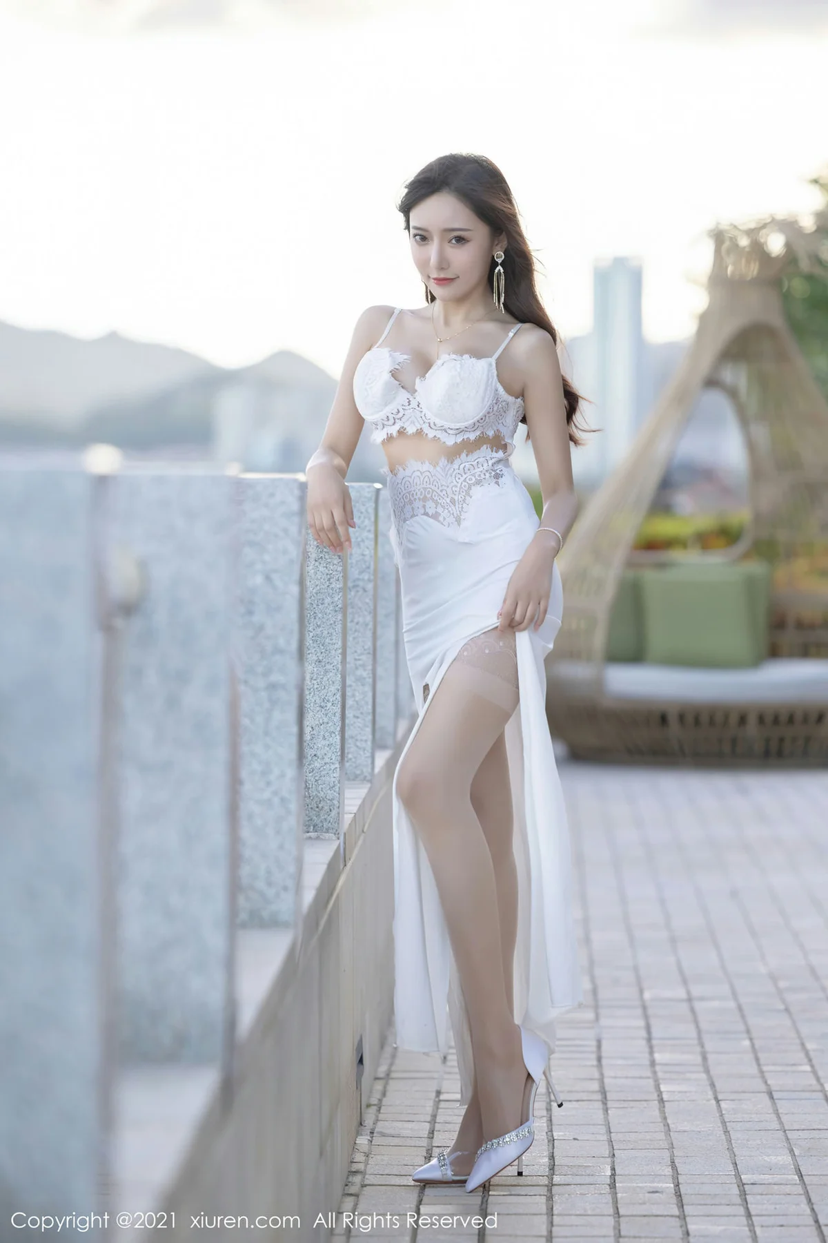 XiuRen 秀人 No.4004 轻透迷人 王馨瑶yanni 深圳旅拍 - 6