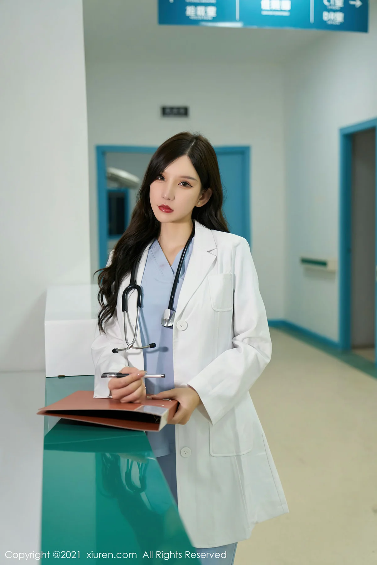 XiuRen 秀人 No.4027 医生的课间活动 周于希Sandy 剧情主题性感写真111 - 8