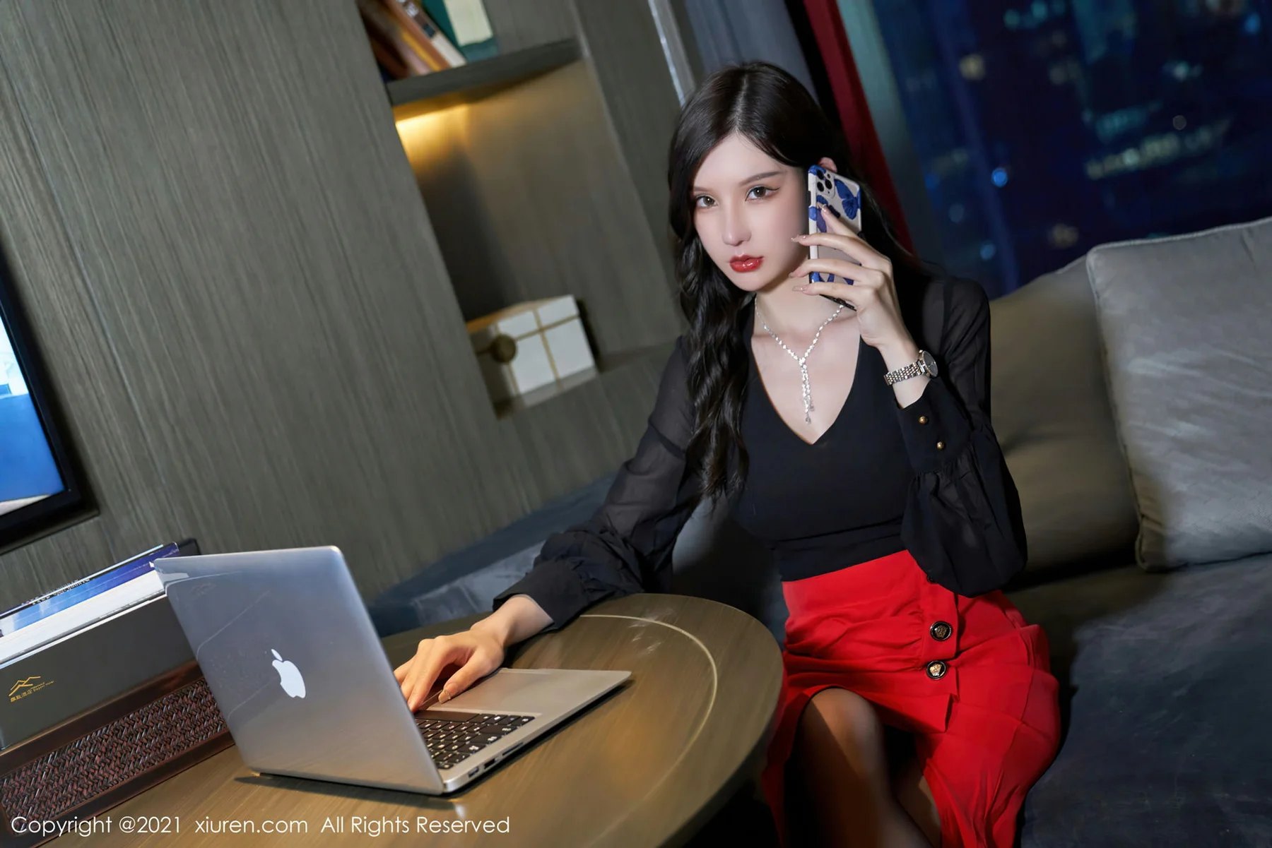 XiuRen 秀人 No.4075 霸道BOSS剧情主题 周于希Sandy 性感写真111 - 9