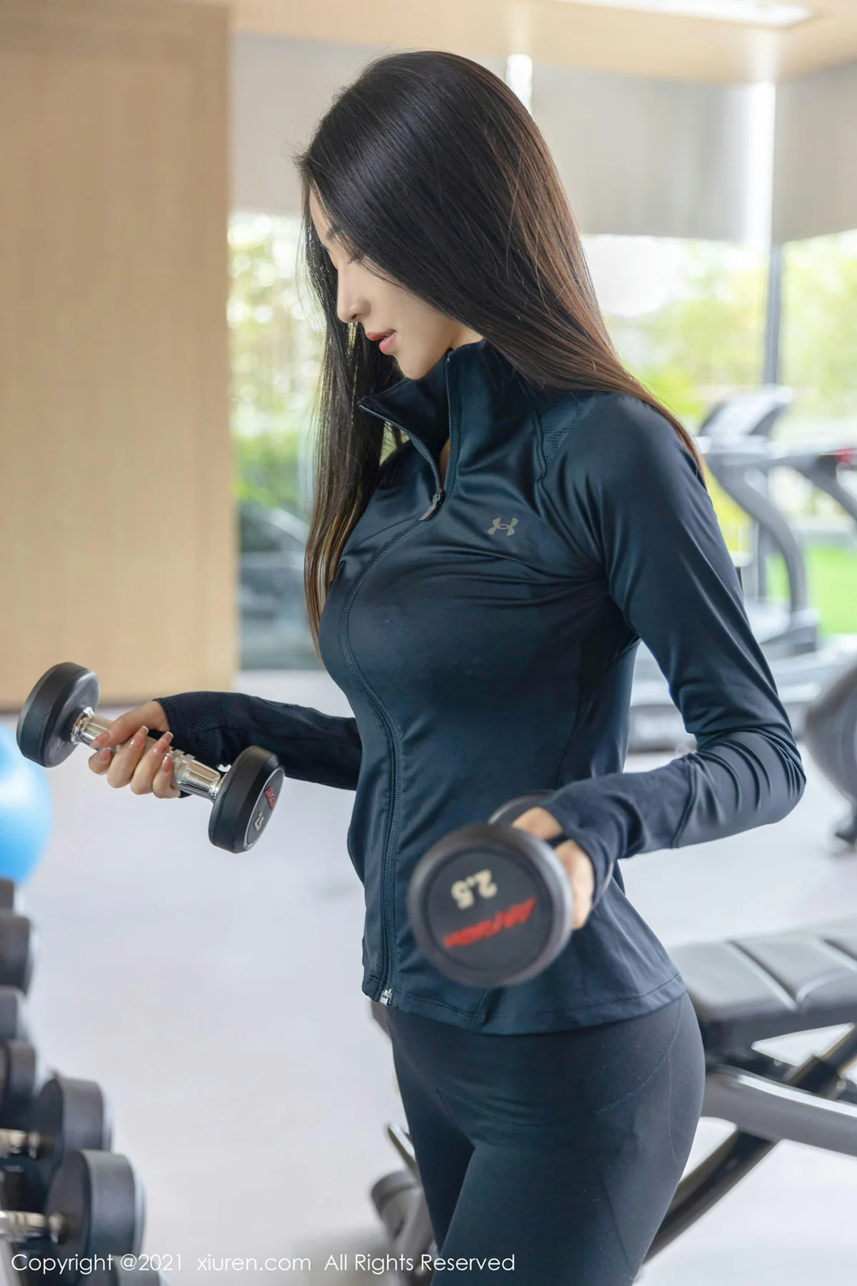 XiuRen 秀人 No.4140 健身房偶遇 熊小诺 成都旅拍333 - 8