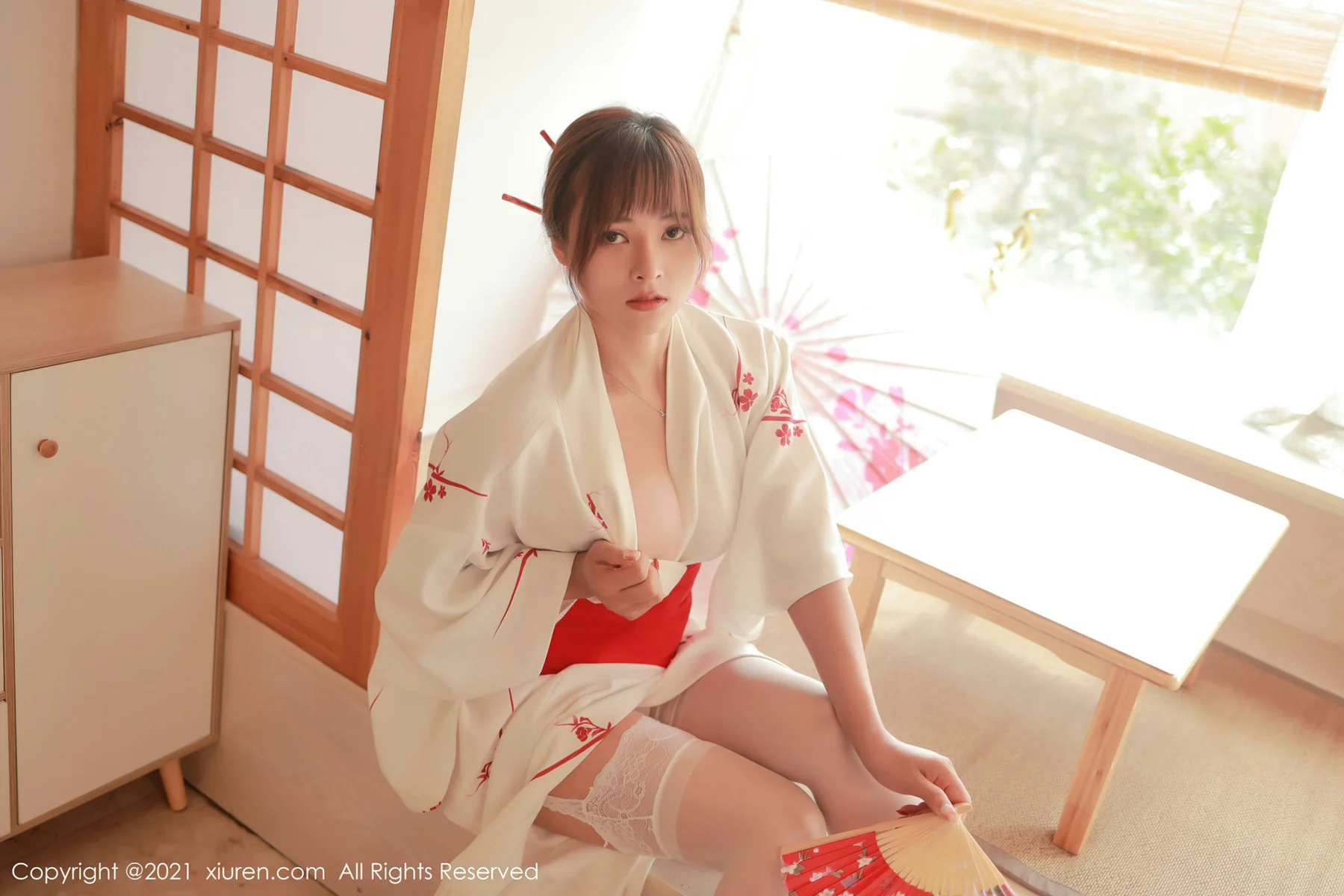 XiuRen 秀人 No.4165 日式和服系列 奈沐子 性感写真 - 6