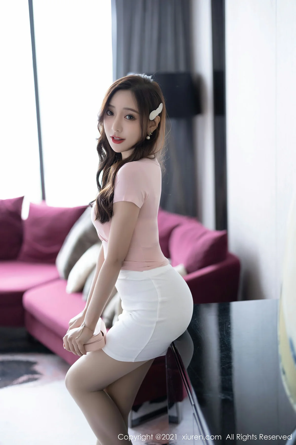 XiuRen 秀人 No.4173 粉色上衣 王馨瑶yanni 性感写真11 - 7