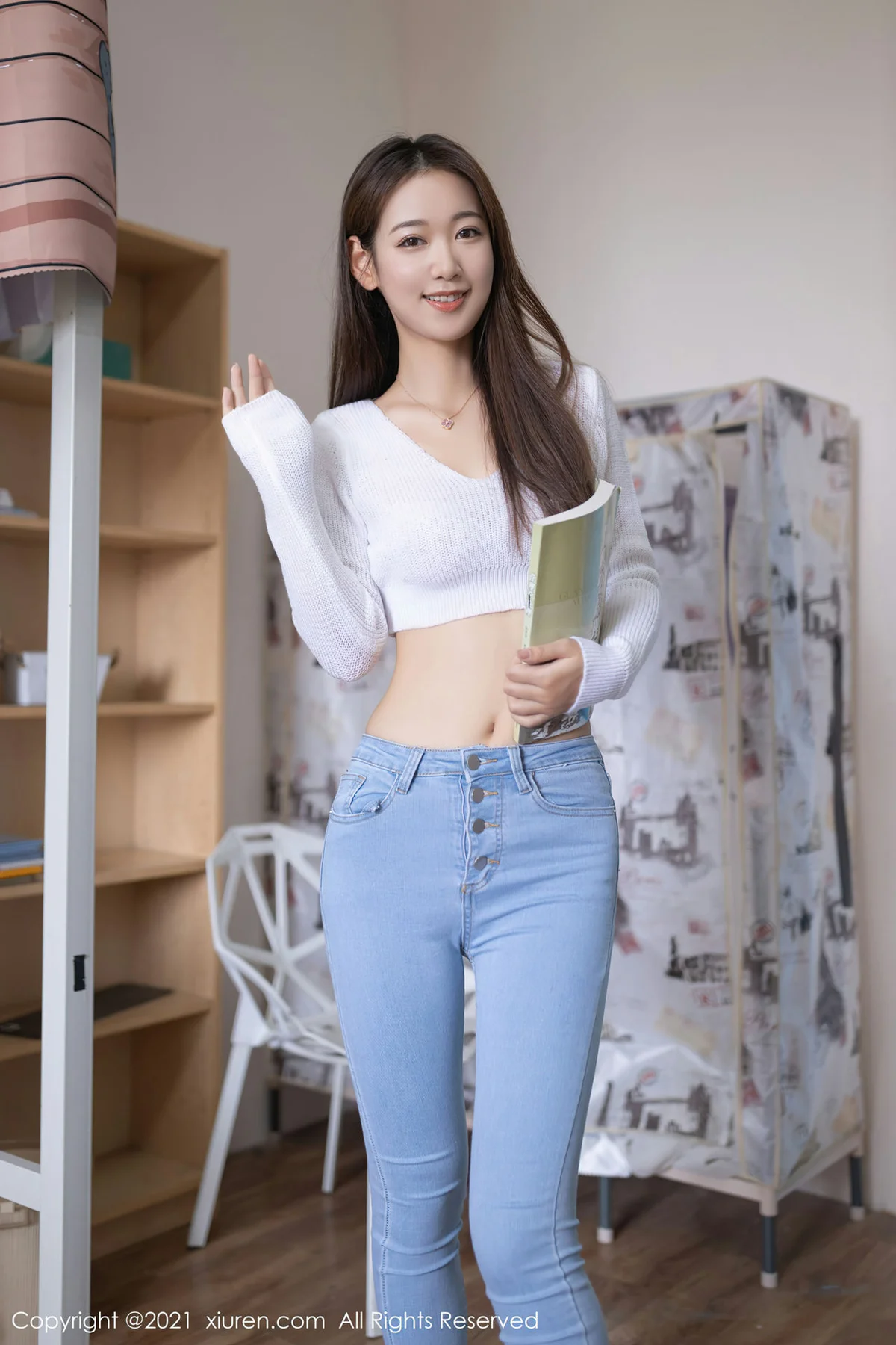 XiuRen 秀人 No.4250 回归校园寝室主题 唐安琪 江浙沪旅拍1 - 1