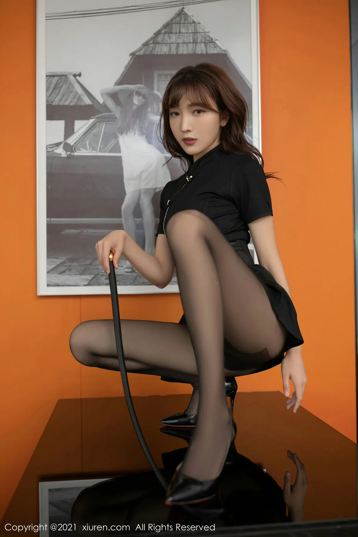 XiuRen 秀人 No.4268 魅惑皮鞭 陆萱萱 江浙沪旅拍222 - 8
