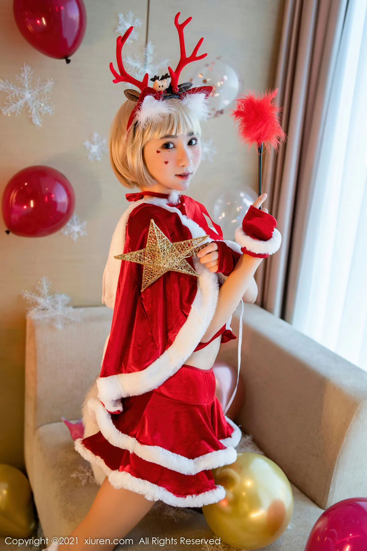 XiuRen 秀人 No.4300 圣诞主题 小果冻儿 性感写真 - 6