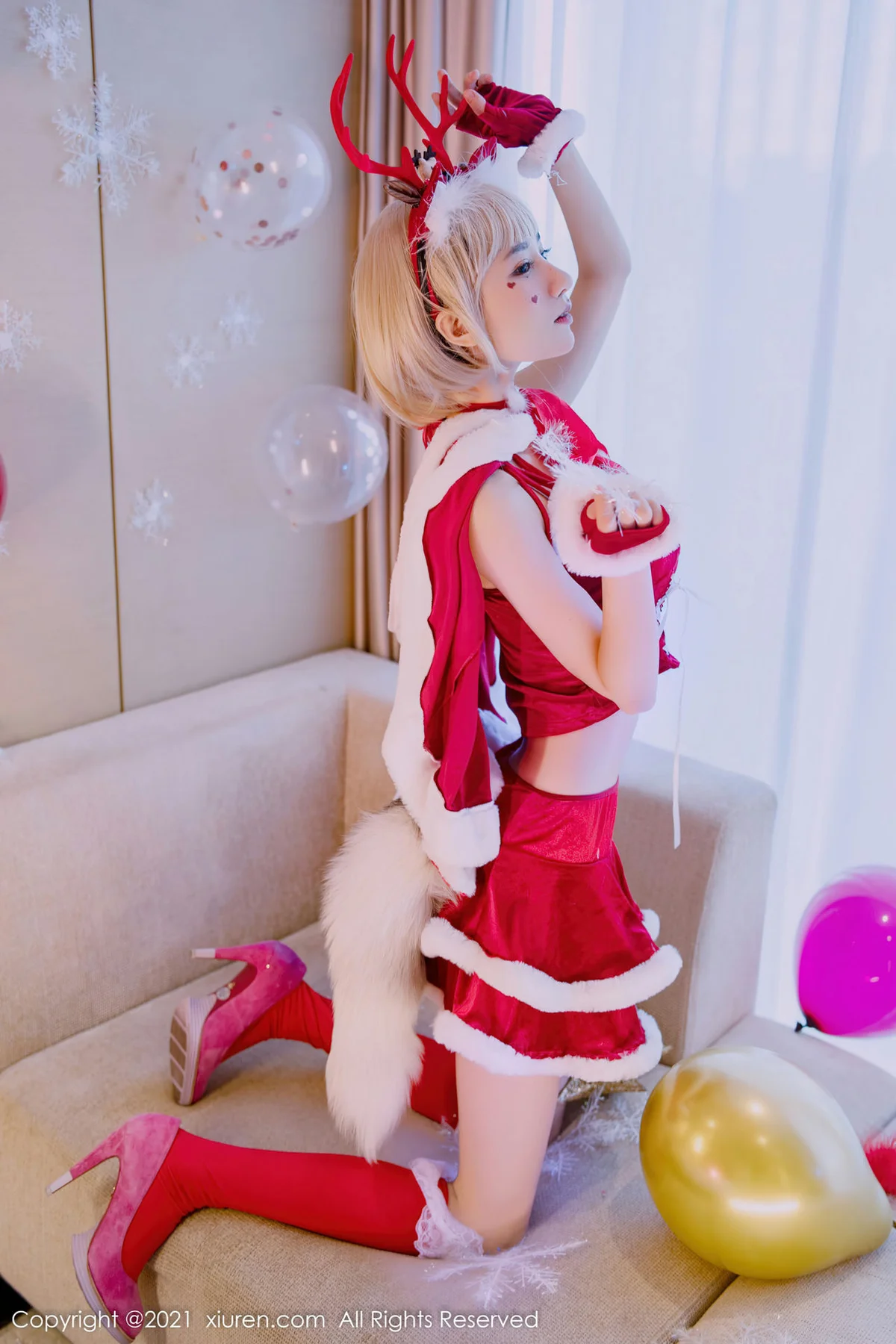 XiuRen 秀人 No.4300 圣诞主题 小果冻儿 性感写真 - 2